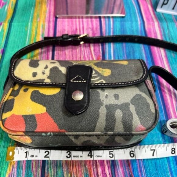 Dooney & Bourke Rare Baby Hand Print Pouchette Mini Shoulder Bag - Picture 13 of 16